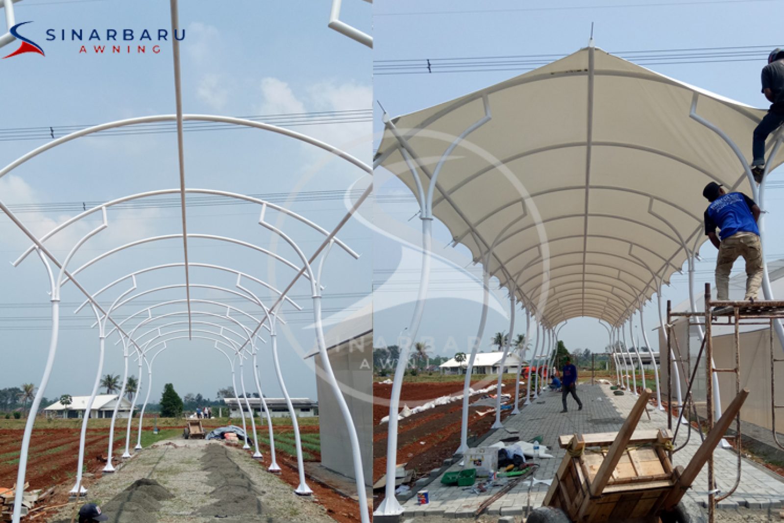 Inspirasi Tenda Canopy Membrane Serpong  tangerang