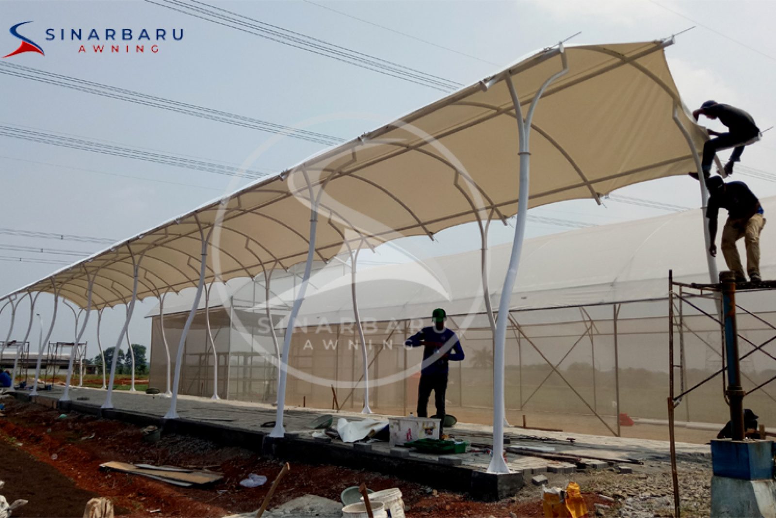 Inspirasi Tenda Canopy Membrane Serpong  tangerang
