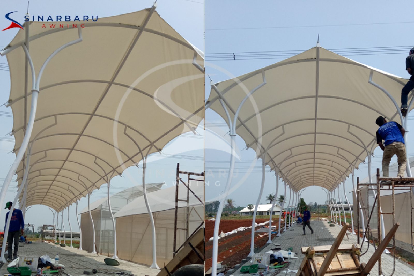 Inspirasi Tenda Canopy Membrane Serpong  tangerang