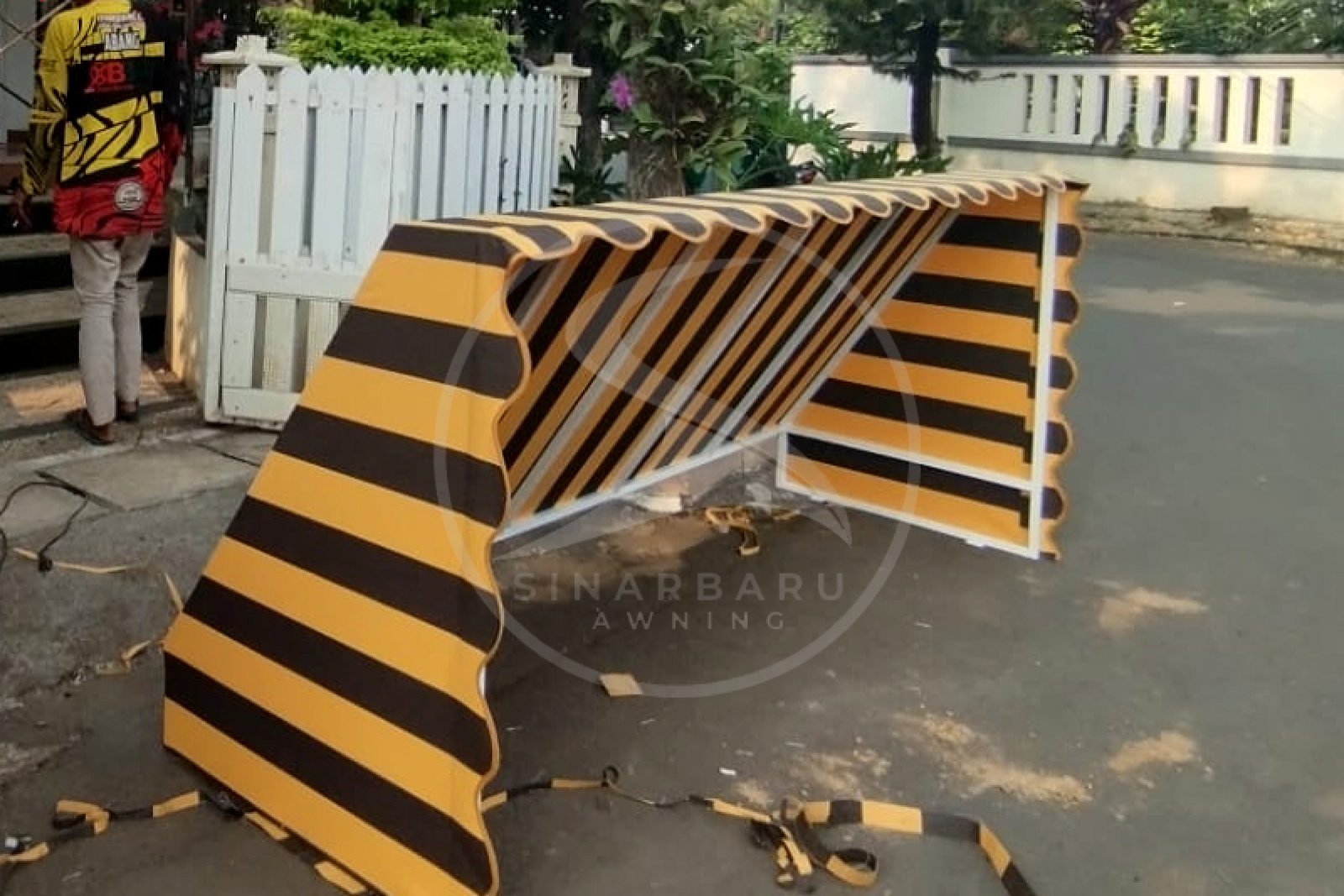 Hasil setelah pengerjaan Inspirasi Canopy kain untuk Rumah