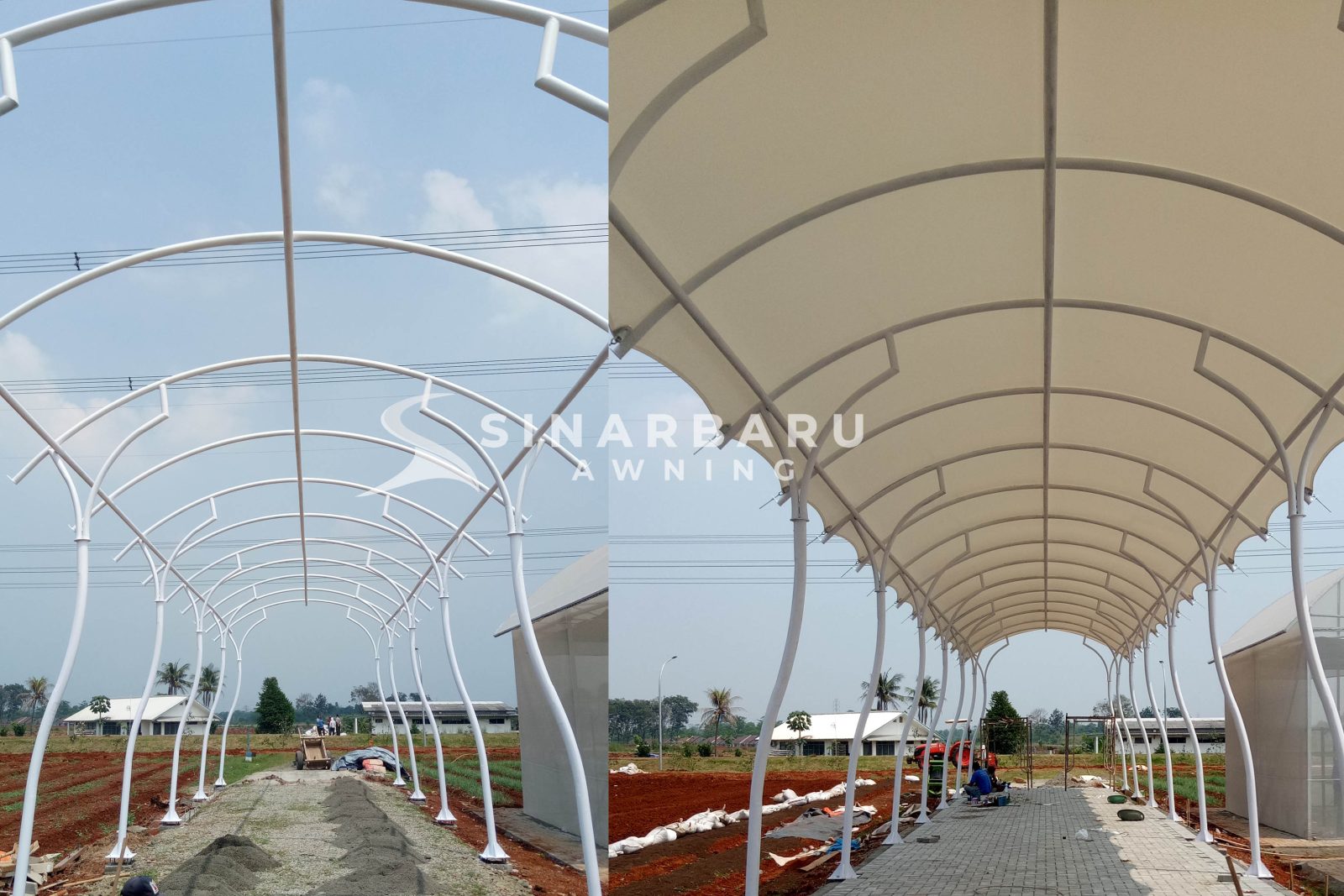 Inspirasi Tenda Canopy Membrane Serpong  tangerang